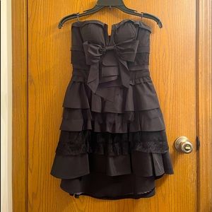 Off shoulder Mini Black dress from Bebe - Sz -S